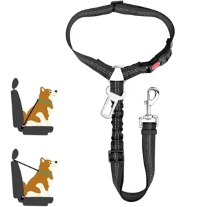 2-in-1 Adjustable Dog Seatbelt