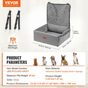 Waterproof Dog Booster Seat